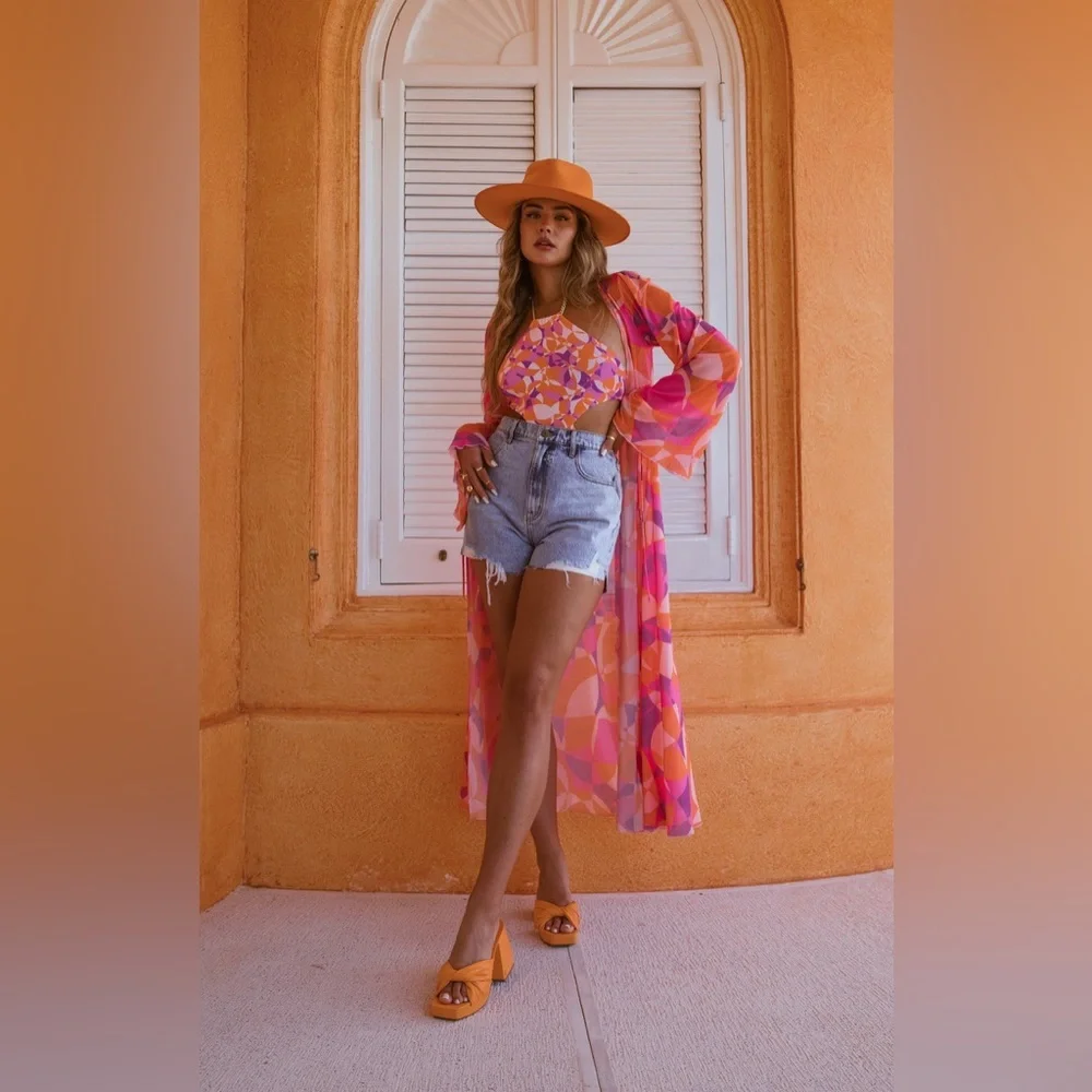Show Me Your Mumu Costa One Piece Summer Swimsuit size S